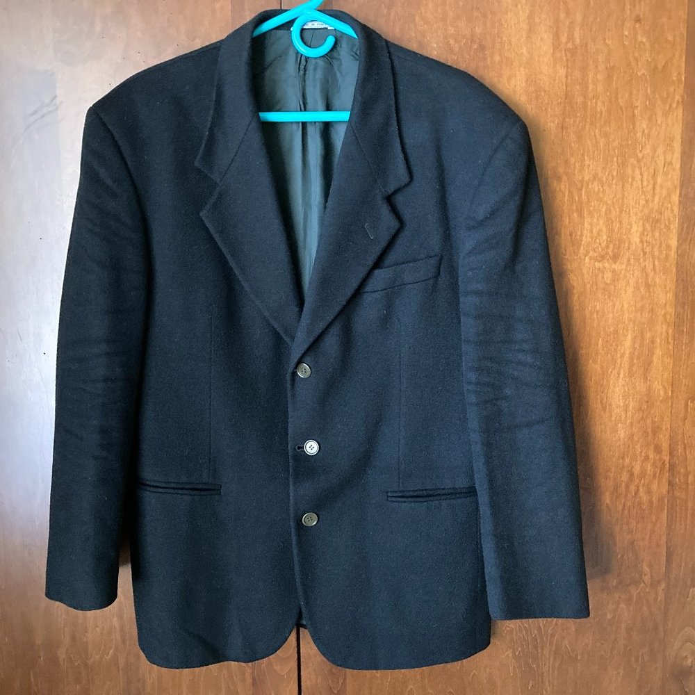 Zanetti Cashmere and Wool Blazer Men's size US 40 S 50 S Italian